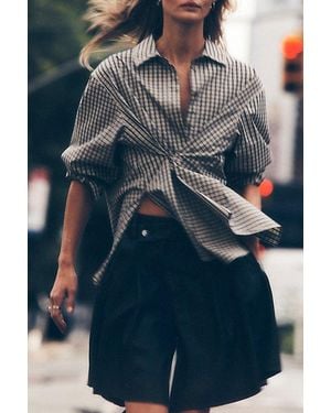 Free People Porter Crossover Vegan Trouser Shorts - Multicolour