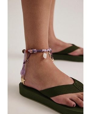 Free People Kira Anklet - Purple