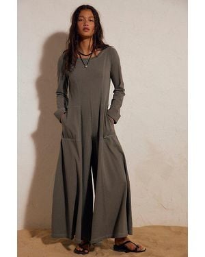 free-est Strada Jumpsuit By - Brown