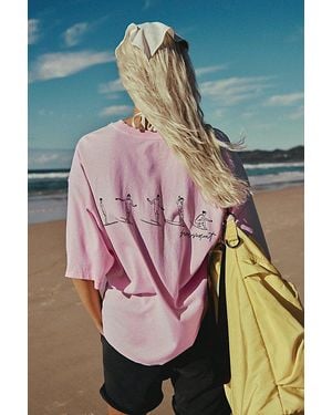 Fp Movement Tackle Graphic Tee - Pink