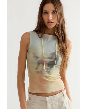 Daydreamer Photoreal Galloping Horse Tank - Brown