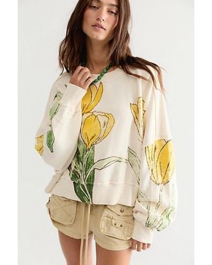 Free People Gaia Sweatshirt - Natural