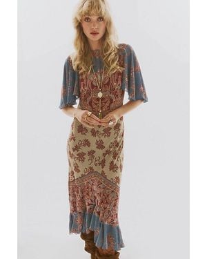 Free People Daystar Printed Maxi Dress - Multicolour
