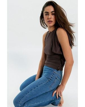geel Bateau Tank Top - Blue