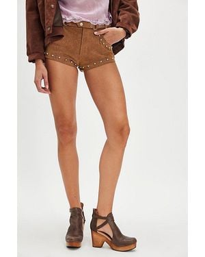 Free People Cedar Leather Clogs - Brown