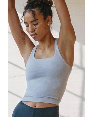 Fp Movement Go To Smooth Square Neck Cami - Blue