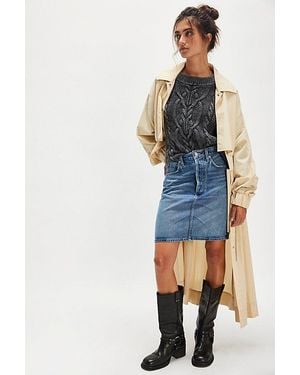 Citizens of Humanity Etta Pencil Skirt - Blue