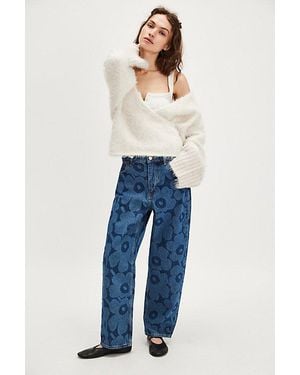 Marimekko Maridenim Barrel Unikko Jeans - Blue
