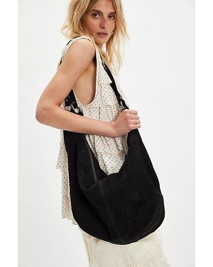 Free People Roma Suede Tote Bag - Green
