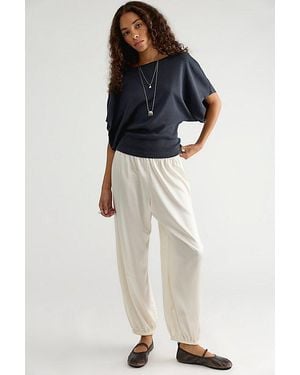 DONNI. The Silk Balloon Pants - Blue
