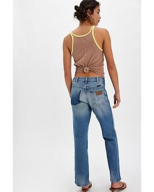 Wrangler Wrancher Mid-Rise Bootcut Jeans - Blue