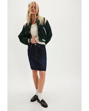 Citizens of Humanity Etta Pencil Skirt - Blue