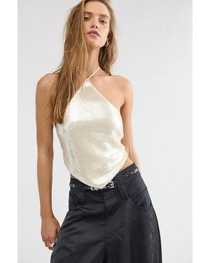 Free People Made For Midnight Halter - White