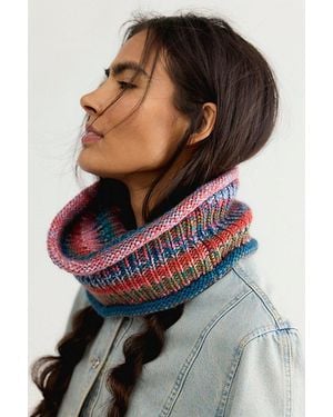 Free People Space Dye Snood - Blue