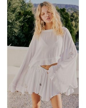 free-est Delilah Skort Set By - White