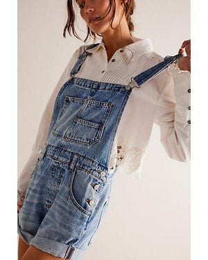 Free People We The Free Ziggy Shortalls - Blue