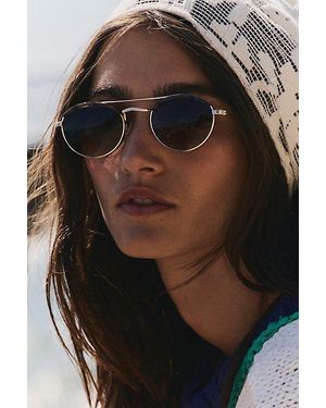 Free People Misty Classic Round Sunglasses in Blue | Lyst display picture 2