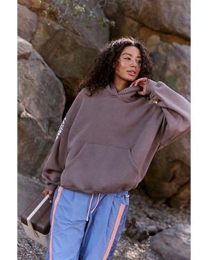 Fp Movement Final Call Buti Sleeve Hoodie - Brown