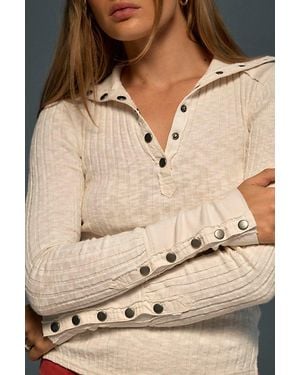 Free People We The Free Surplus Cuff Top - Natural
