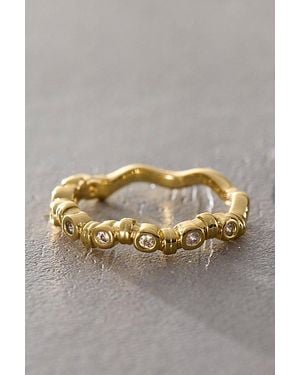 Daisy London X Free People Florence Ripple Pinky Ring - Grey