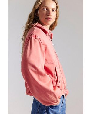 Free People Fp One Birdie Washed Jacket - Red