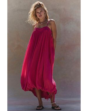 free-est Genevieve Midi Dress By - Red