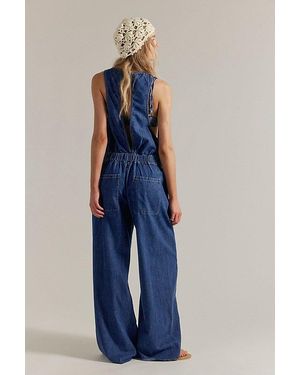 Free People Margo Jumpsuit - Blue