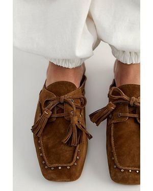 Ash Bavaria Boat Mules - Brown