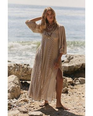 Free People Starlight Maxi Dress By - Brown