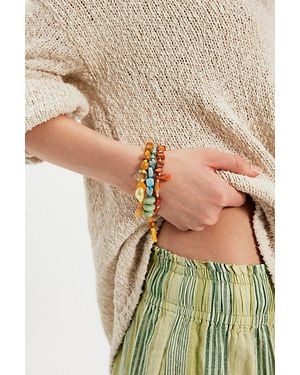 Free People Beaded Bracelet - Green