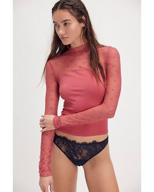 Intimately By Free People On The Spot Long Sleeve - Red