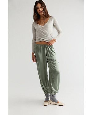 DONNI. The Silk Balloon Pants - Green