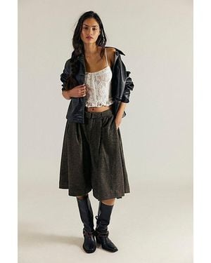 Free People Banded Tulip Cropped Pants - Blue