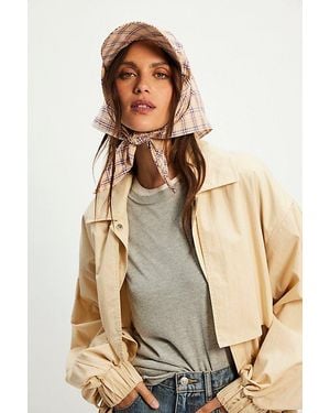 Clyde Ellie Brimmed Scarf Hat By - Natural