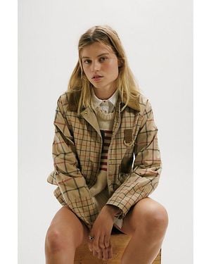 Barbour Mackworth Check Casual Jacket - Natural