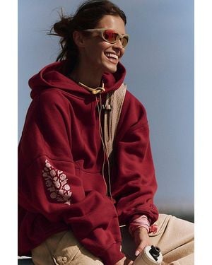 Fp Movement Final Call Buti Sleeve Hoodie - Red