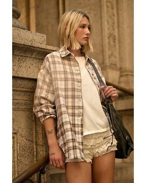 Free People We The Free Lexi Plaid Button Down - Multicolor