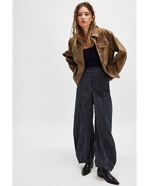 Free People Sylvie Barrel Trousers - Black