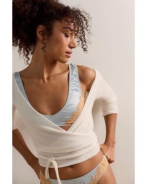 Intimately By Free People Petals And Parchment Scoop Neck Bralette By - Multicolour