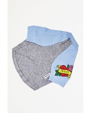 MODERNBEAST Mom Tattoo Tee - Blue