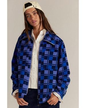Free People Acadia Plaid Shirt - Blue
