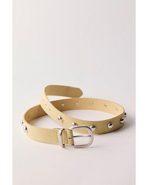 Free People Rhodes Suede Belt - Natural