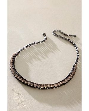 Free People Raye Everyday Tennis Necklace - Natural