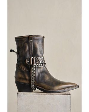 Free People Aiden Chain Boots Shoe - Brown