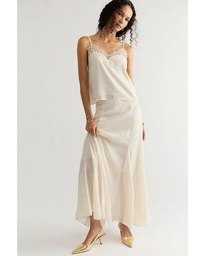 Free People Night Spark Maxi Skirt Set - Natural