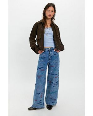 Mother The Mid-Rise Double Dip Nerdy Jeans - Blue