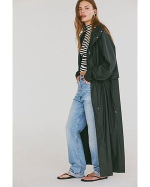 Rains Bold Longest W3 Rain Jacket - Black