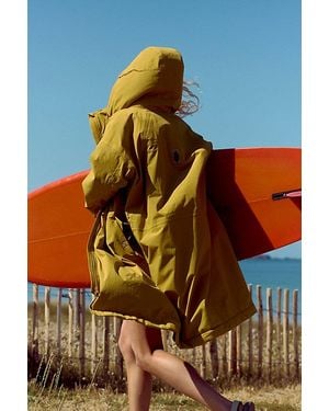 Fp Movement Outbound Waterproof Fleece-Lined Long Parka - Brown