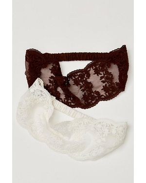 Free People Solana Lace Headband - Brown