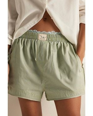 Free People We The Free Day To Day Striped Boxers - Natural